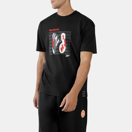 REEBOK APPAREL MEN Engine-A Pump T-Shirt BLACK