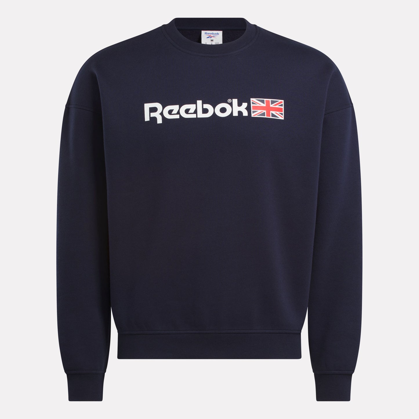 Reebok Apparel Unisex Relaxed Fit Crew Neck Sweatshirt VECTOR NAVY