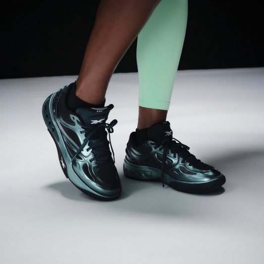 REEBOK FOOTWEAR UNISEX Engine A Basketball Shoes METAL GREEN/METAL GREEN/BLACK