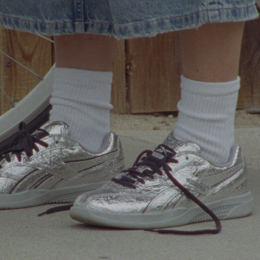 Reebok Footwear Men Reebok x PLEASURES Hammer Street Shoes SILVER/SILVER/BLACK