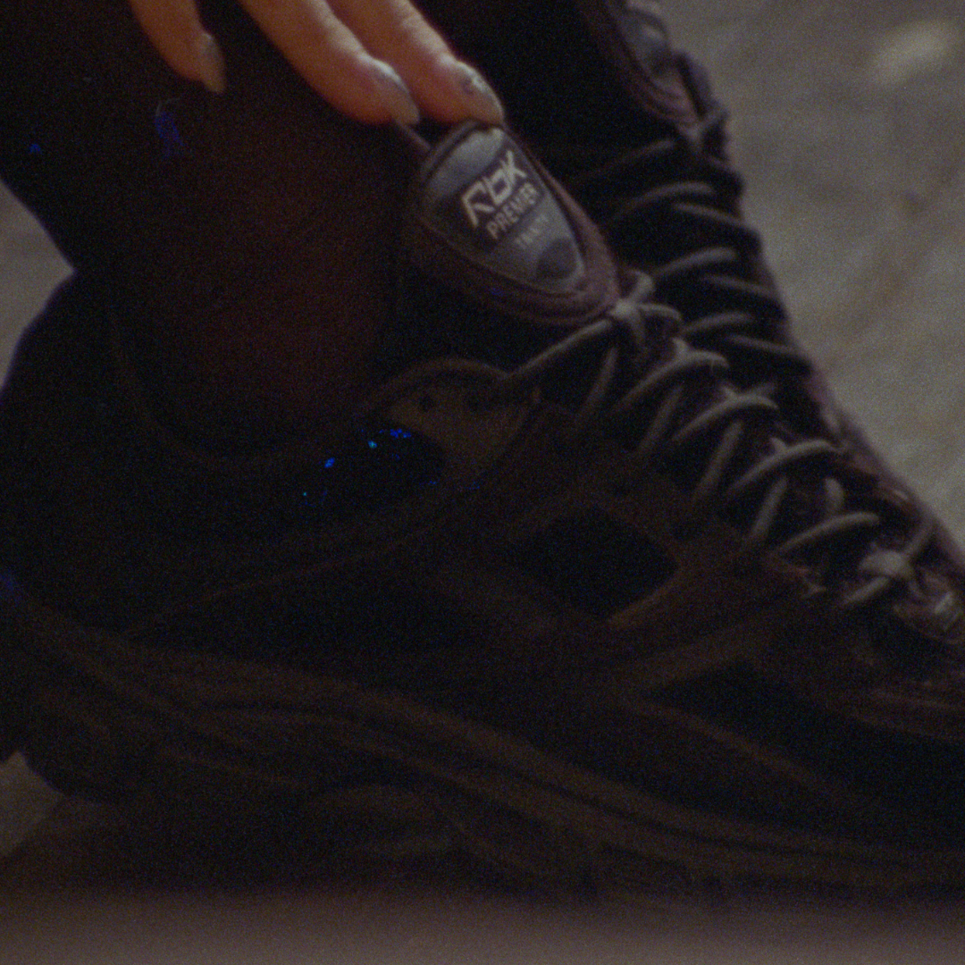 Reebok Footwear Men Reebok x PLEASURES Premier Trinity KFS Shoes BLACK/BLACK/BLACK