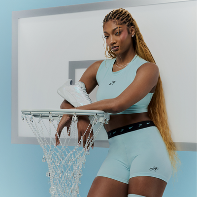 Reebok Footwear Men Angel Reese 1 Basketball Shoes GREY/GREY/WHITE