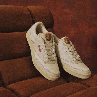 Reebok Footwear Men Reebok x Kodak Club C 85 Shoes CHALK/CREAM/RED