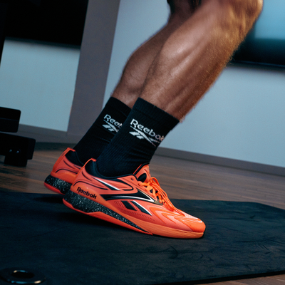 Reebok Footwear Men Nano X5 Edge Training Shoes FLASH ORANGE/FTWR WHITE/BLACK