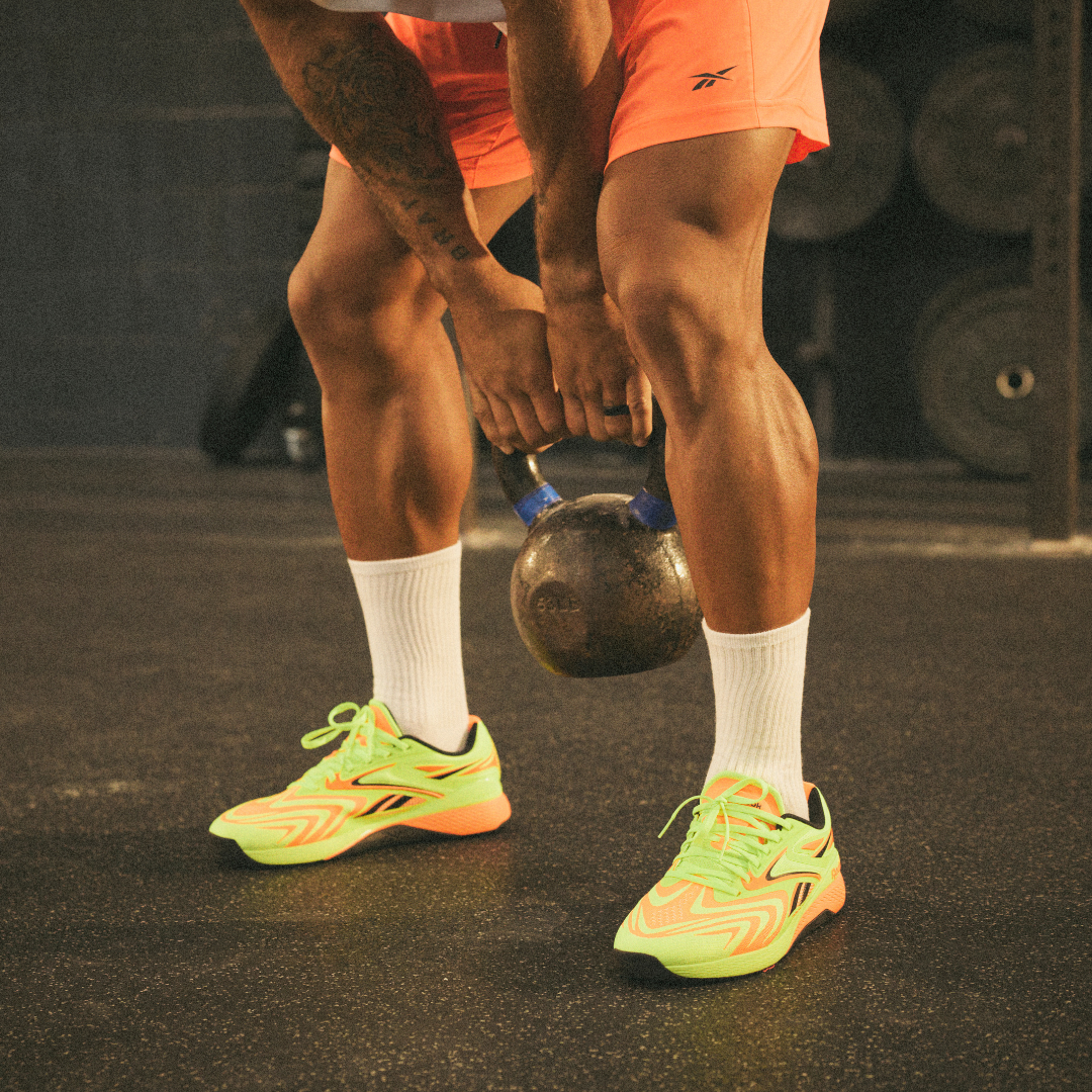 Reebok Footwear Men Nano X5 Edge Training Shoes DIGITAL LIME/BLACK