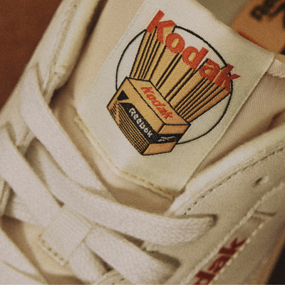 Reebok Footwear Men Reebok x Kodak Club C 85 Shoes CHALK/CREAM/RED