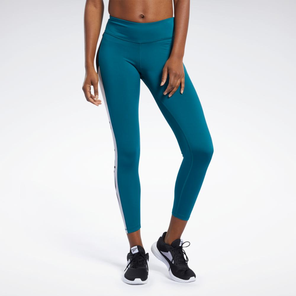 Reebok Apparel Women Workout Ready Logo Tights HERTEA Reebok Canada