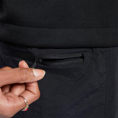 Reebok Apparel Women Short Sleeve Cowl Neck Sweatshirt BLACK