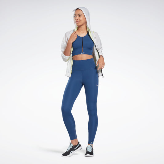 Reebok Apparel Femmes TS LUX PERFORM CROP BATBLU