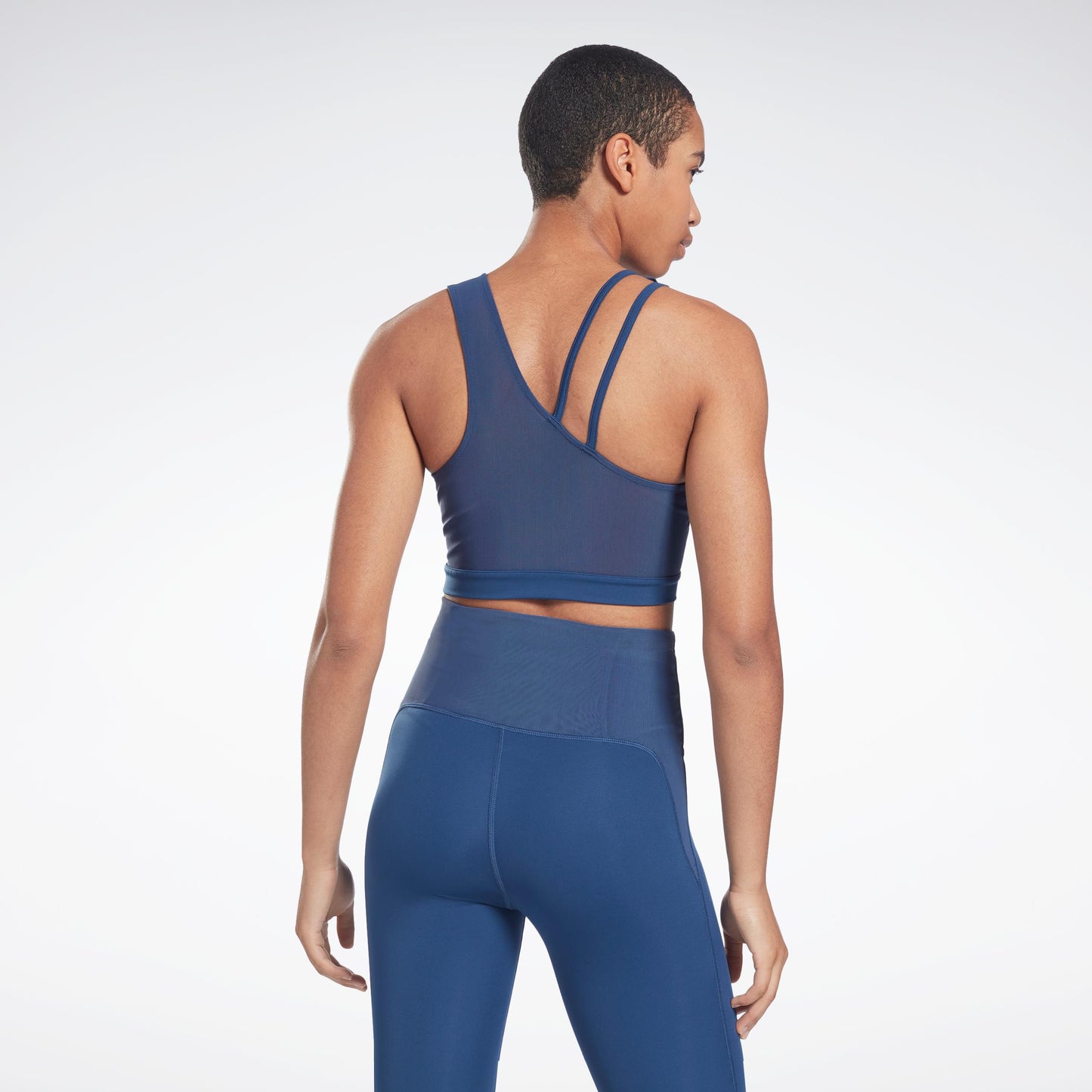 Reebok Apparel Femmes TS LUX PERFORM CROP BATBLU