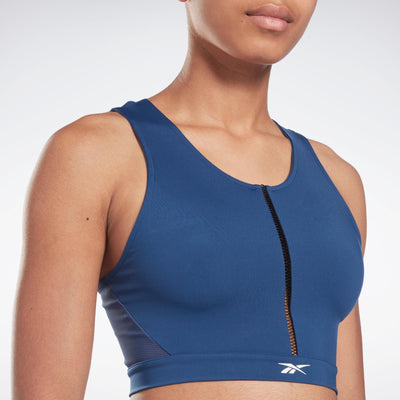 Reebok Apparel Women Lux Perform Crop Top BATBLU