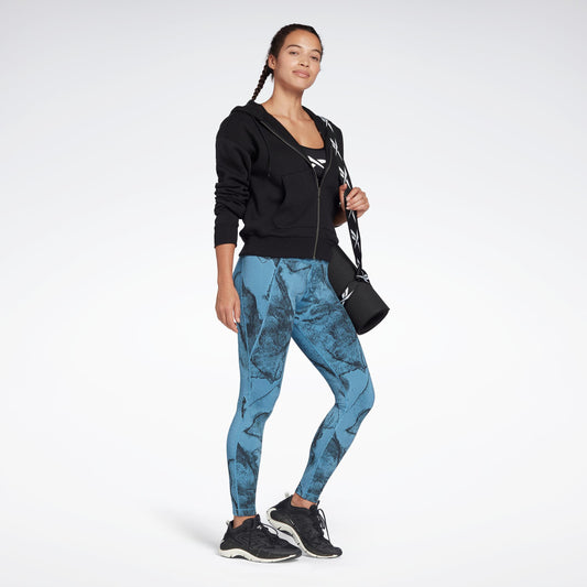 Reebok Apparel Femme TS LUX TIGHT- JACQU ESSBLU