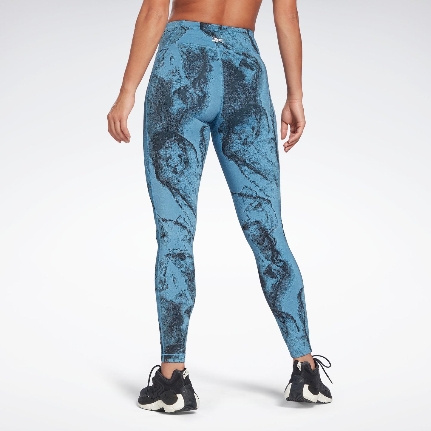 Reebok Apparel Femme TS LUX TIGHT- JACQU ESSBLU