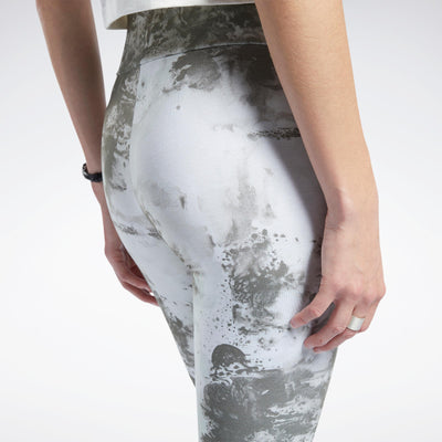 Reebok Apparel Women Classics Cloud Splatter-Print Leggings LGTSAG