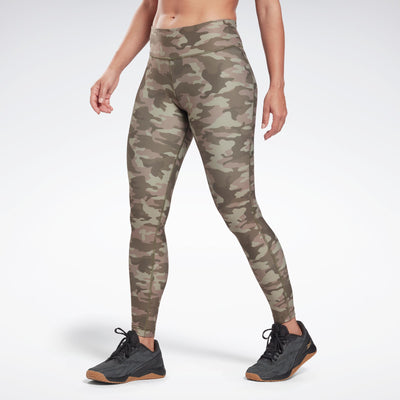 Reebok Apparel Women TS LUX BOLD TIGHT - ARMGRN