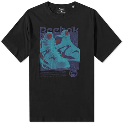 Reebok Apparel Men Reebok Retro Pump T-Shirt BLACK