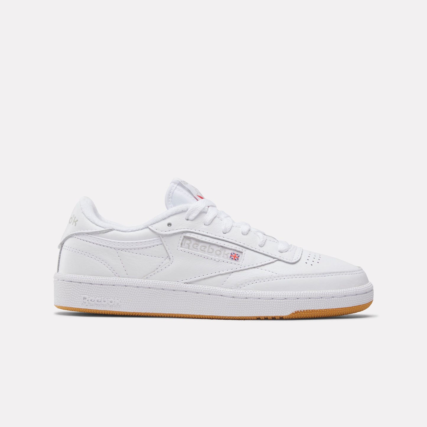 REEBOK FOOTWEAR WOMEN Club C 85 Shoes WHT/LIGHT GRY/GUM