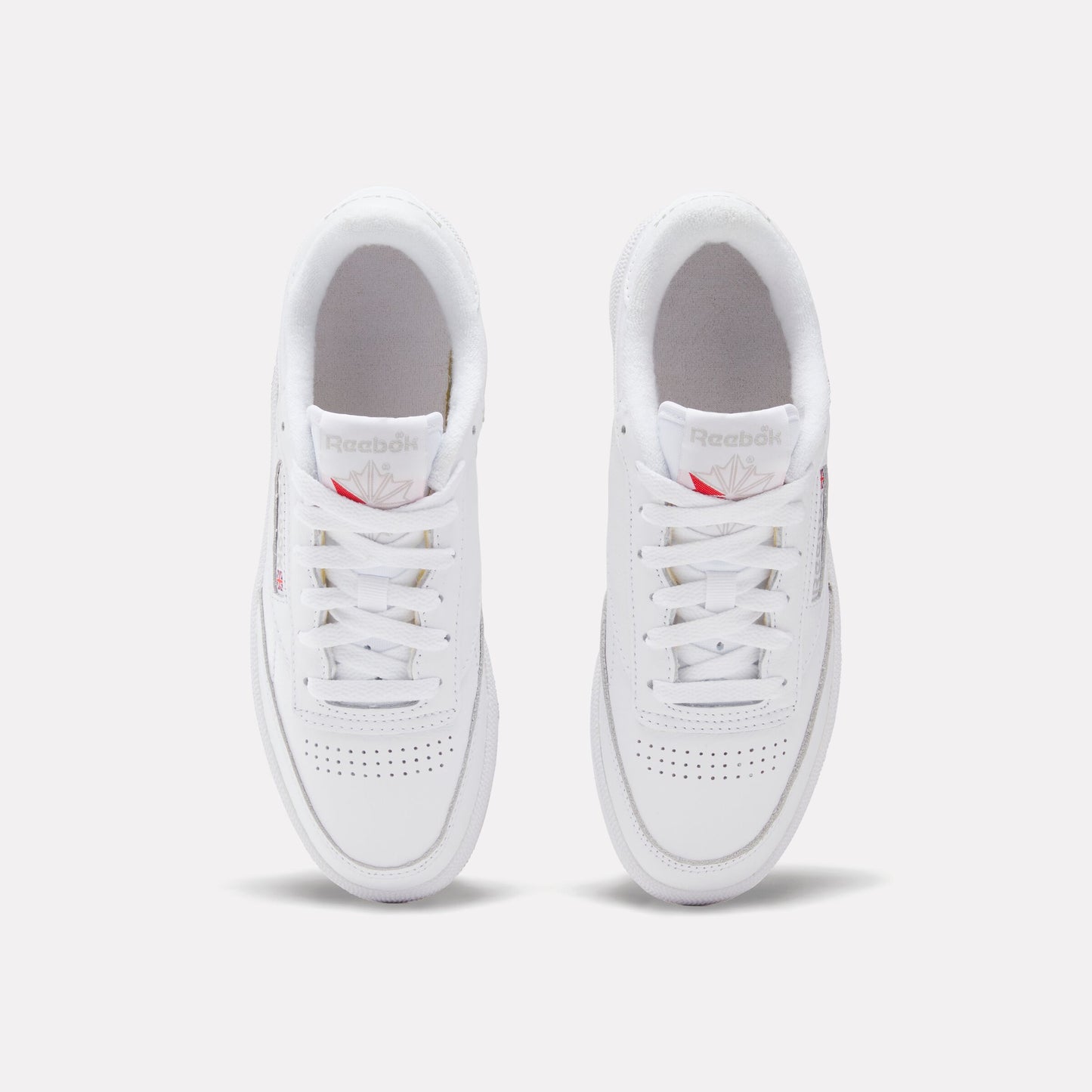 REEBOK FOOTWEAR WOMEN Club C 85 Shoes WHT/LIGHT GRY/GUM