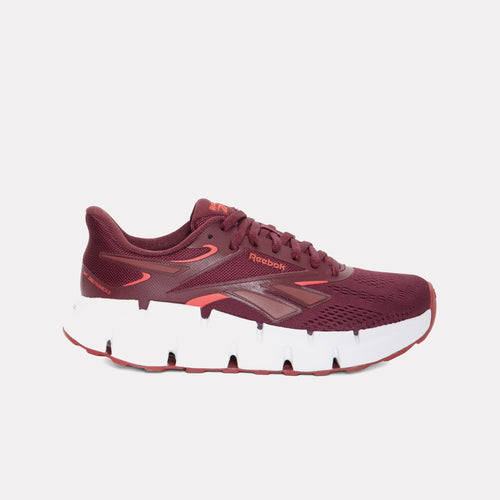 REEBOK FOOTWEAR WOMEN Zig Dynamica 6 Shoes BLACK CHERRY/RETRO RED/LUXE GR