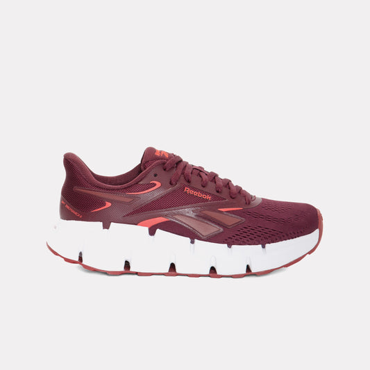 REEBOK FOOTWEAR WOMEN Zig Dynamica 6 Shoes BLACK CHERRY/RETRO RED/LUXE GR