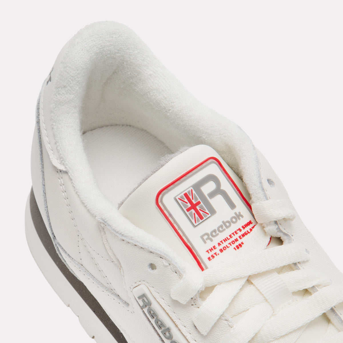 REEBOK FOOTWEAR UNISEX Classic Leather Shoes UNISEX CHALK/CHALK/GREY 4