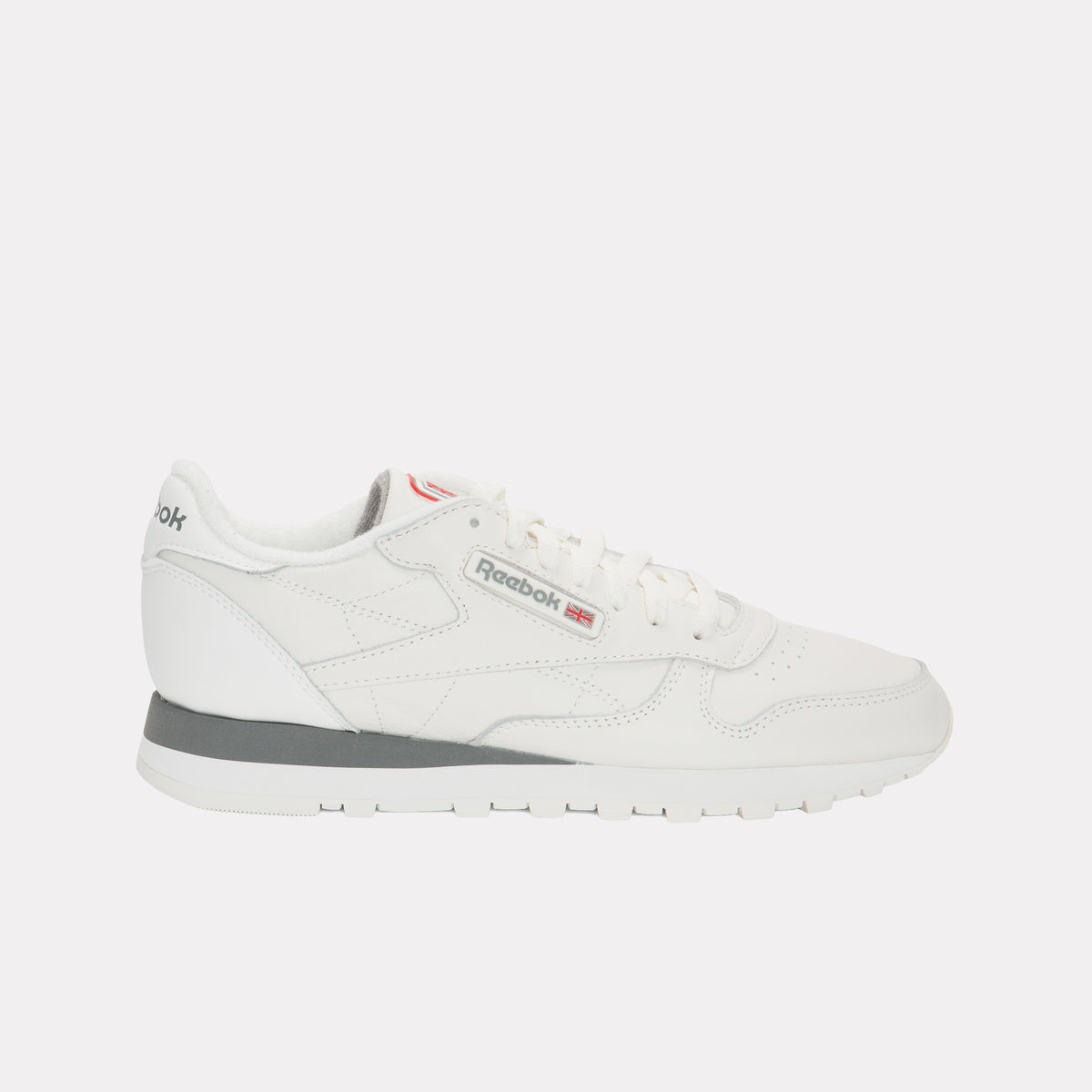 REEBOK FOOTWEAR UNISEX Classic Leather Shoes UNISEX CHALK/CHALK/GREY 4