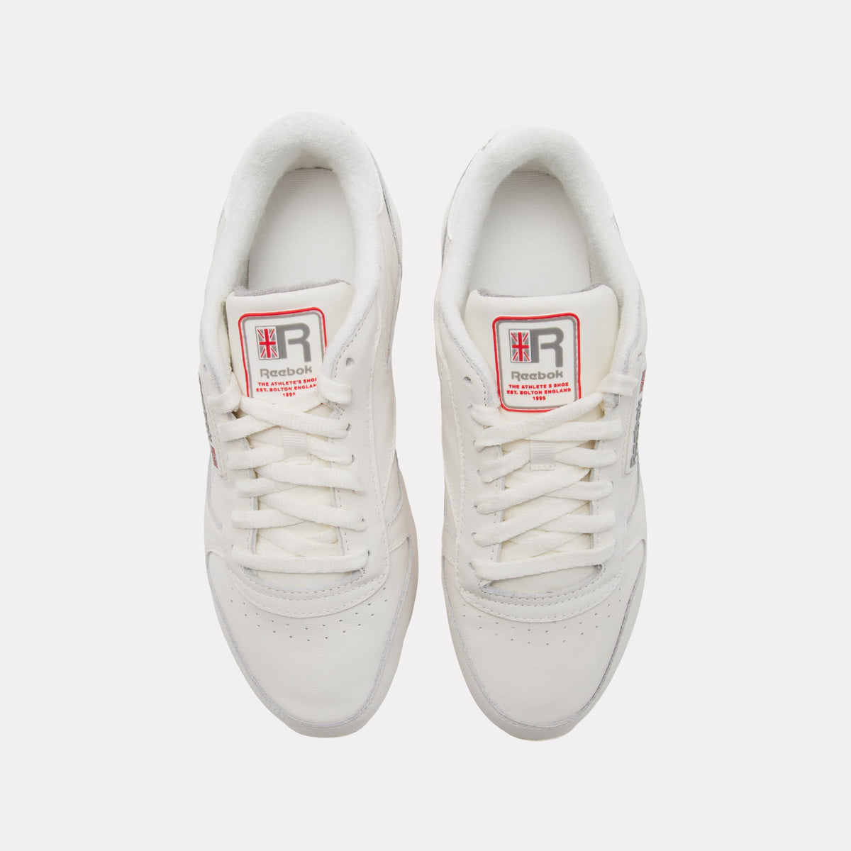 REEBOK FOOTWEAR UNISEX Classic Leather Shoes UNISEX CHALK/CHALK/GREY 4