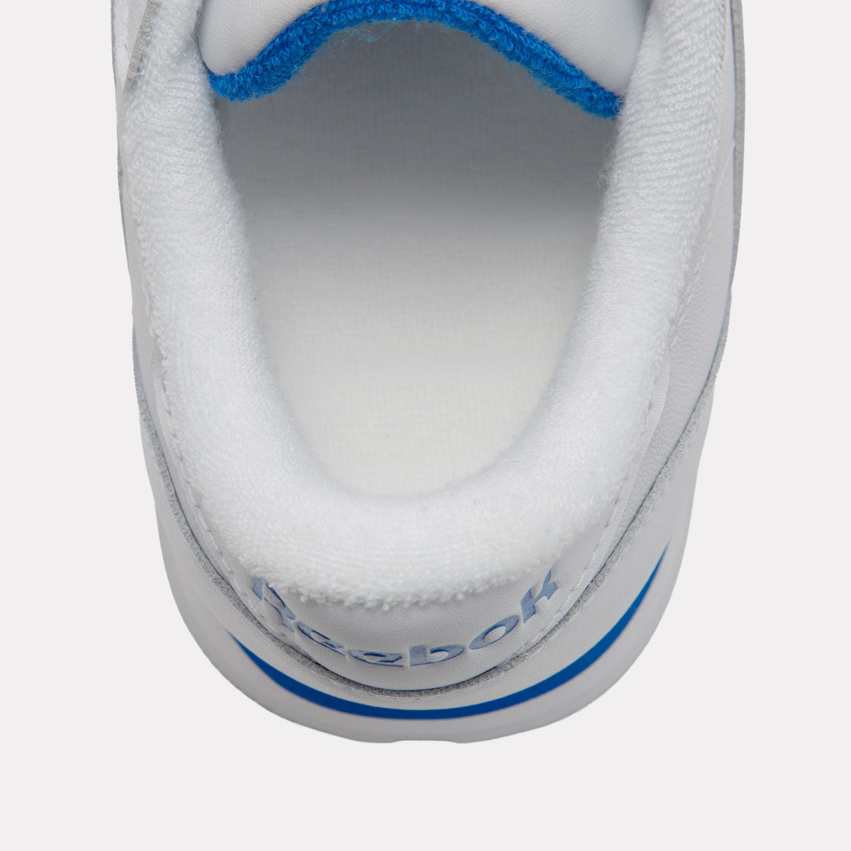 REEBOK FOOTWEAR UNISEX Classic Leather Shoes WHITE/WHITE/OPTIMUM BLUE