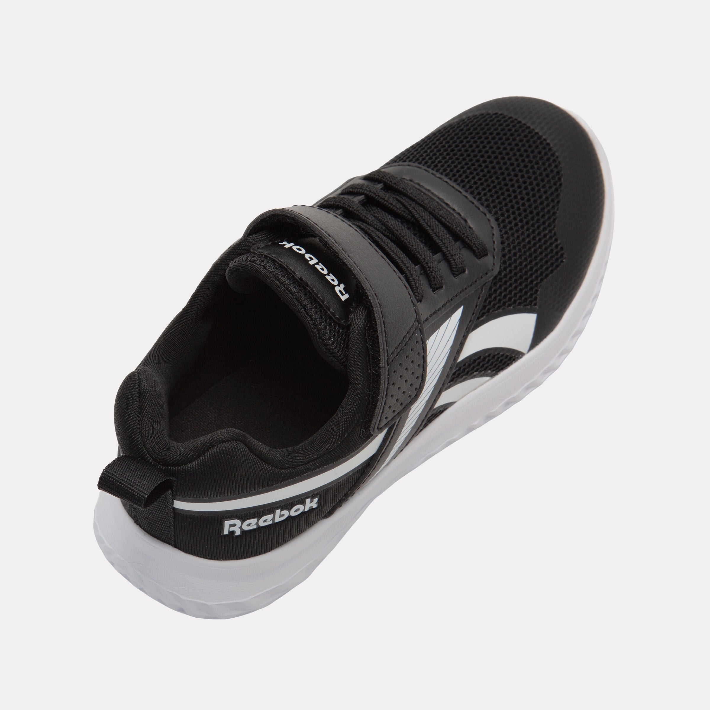 REEBOK FOOTWEAR KIDS Rush Runner Shoes – Pre-School BLACK/BLACK/WHITE ...