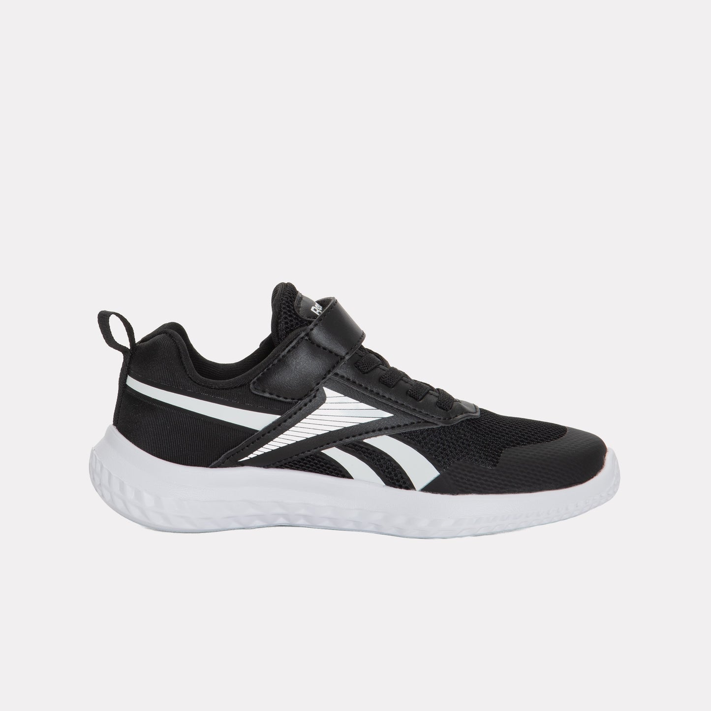 REEBOK FOOTWEAR KIDS Rush Runner Shoes – Pre-School BLACK/BLACK/WHITE