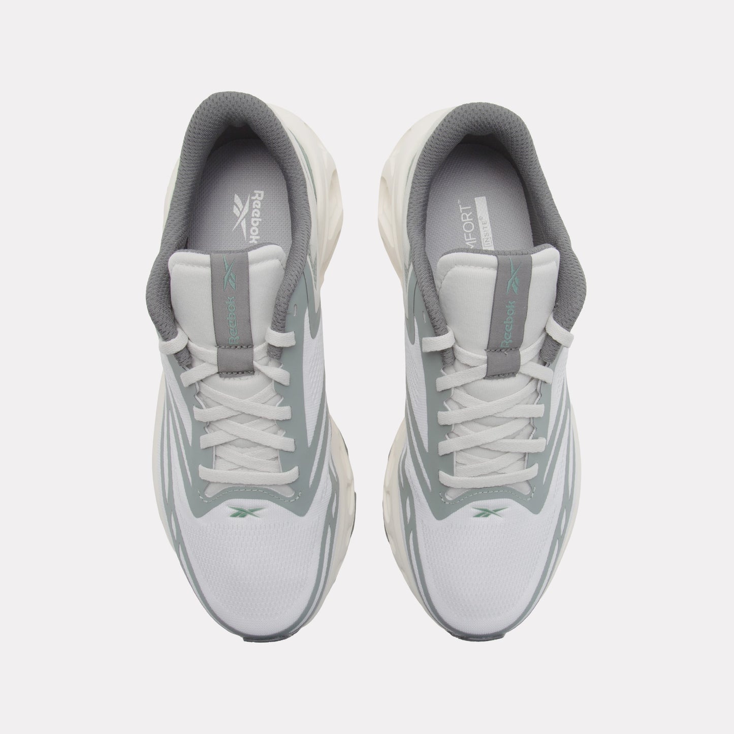 REEBOK FOOTWEAR UNISEX Fuel Flex Run Shoes FTWR WHITE/LIGHT FOG/FIELD GRE