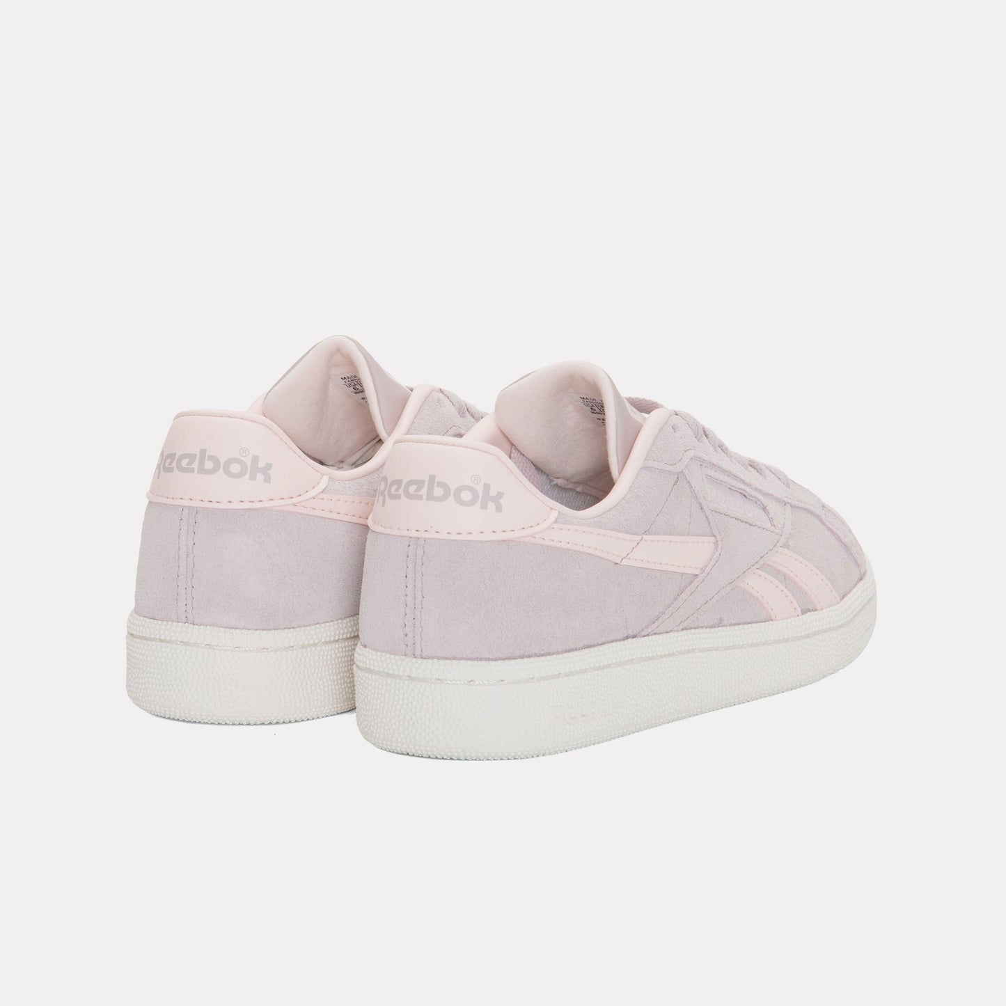 REEBOK FOOTWEAR WOMEN CLUB C GROUNDS UK WOMEN MUTEDMAUVE/PUREPINK/CHALK