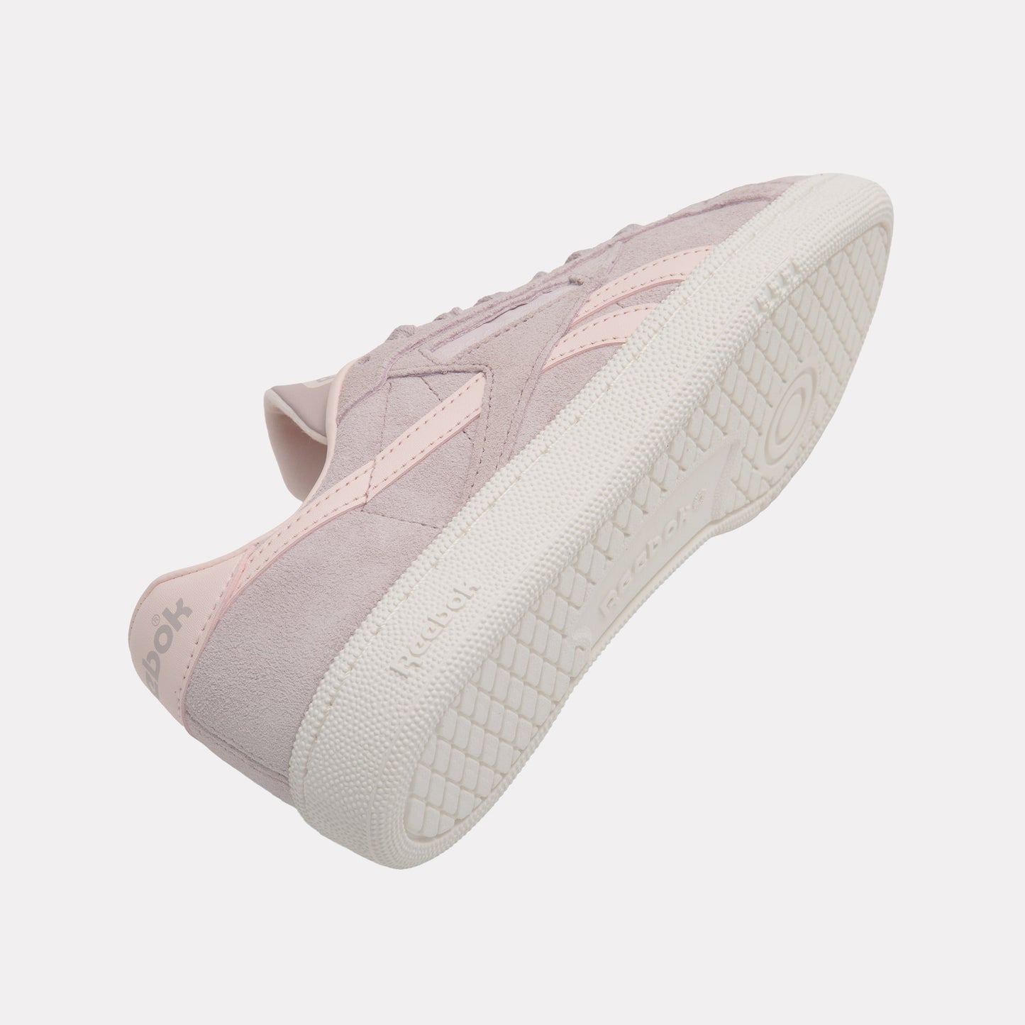 REEBOK FOOTWEAR WOMEN CLUB C GROUNDS UK WOMEN MUTEDMAUVE/PUREPINK/CHALK