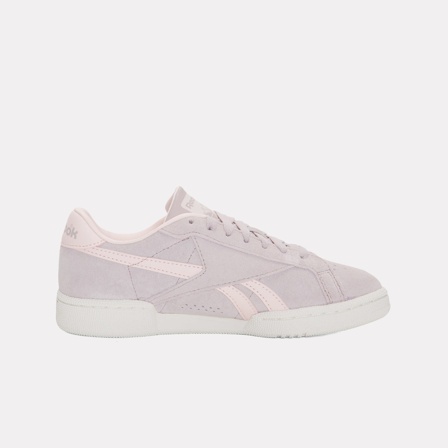 REEBOK FOOTWEAR WOMEN CLUB C GROUNDS UK WOMEN MUTEDMAUVE/PUREPINK/CHALK