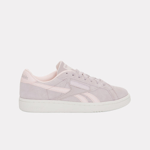 REEBOK FOOTWEAR WOMEN CLUB C GROUNDS UK WOMEN MUTEDMAUVE/PUREPINK/CHALK