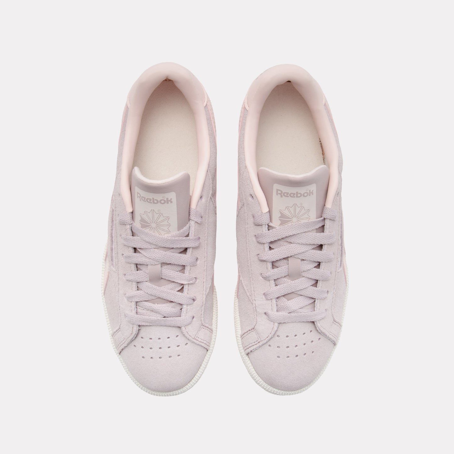 REEBOK FOOTWEAR WOMEN CLUB C GROUNDS UK WOMEN MUTEDMAUVE/PUREPINK/CHALK