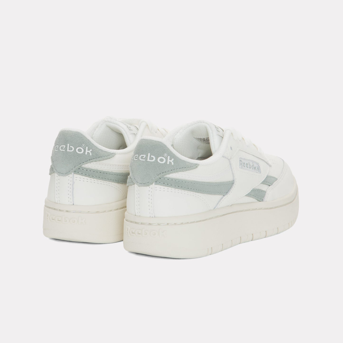 REEBOK FOOTWEAR WOMEN Club C Double Revenge Shoes CHALK/LIGHTFOG/PEARLGREY