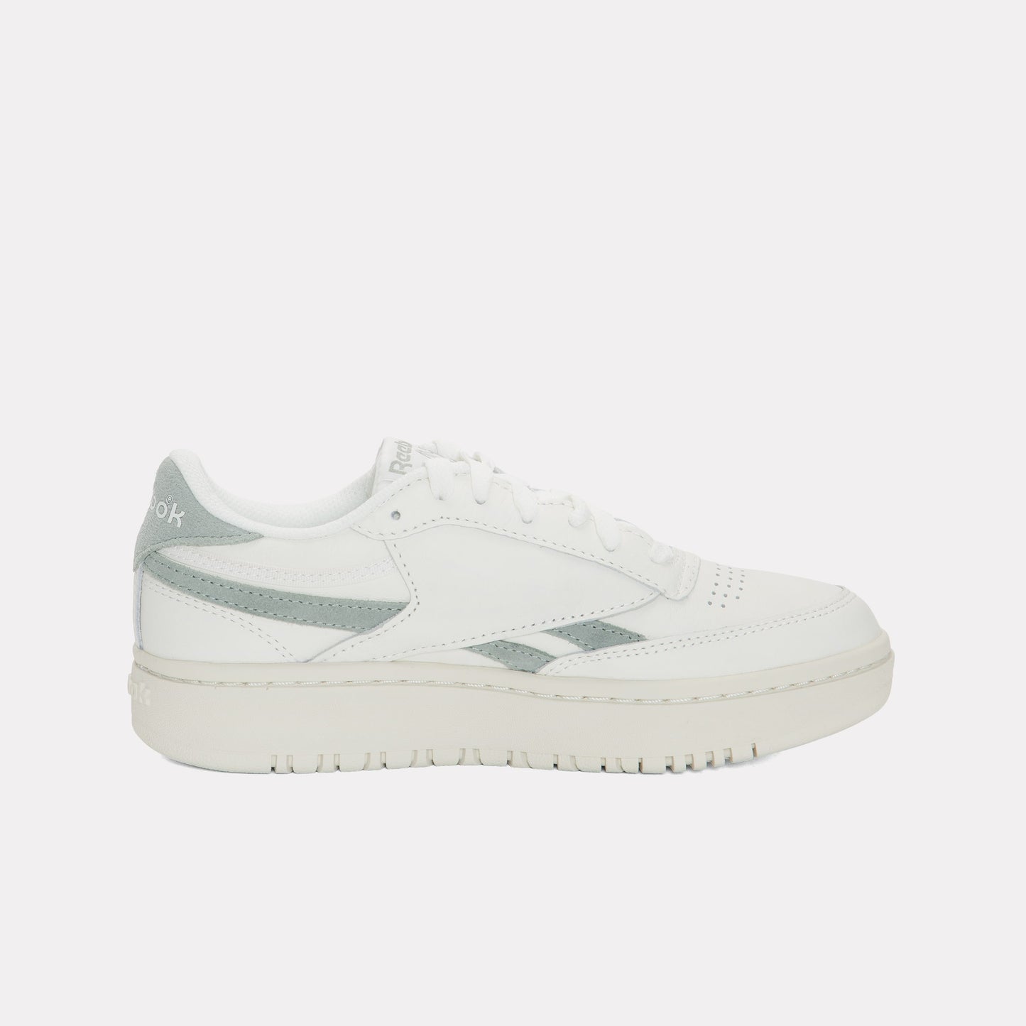 REEBOK FOOTWEAR WOMEN Club C Double Revenge Shoes CHALK/LIGHTFOG/PEARLGREY