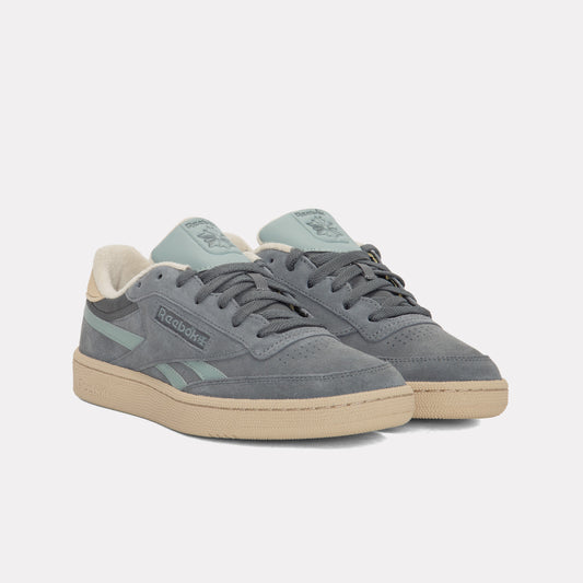 REEBOK FOOTWEAR UNISEX CLUB C REVENGE VINTAGE UNISEX GREY5/LIGHTFOG/SIMPLEBEIGE