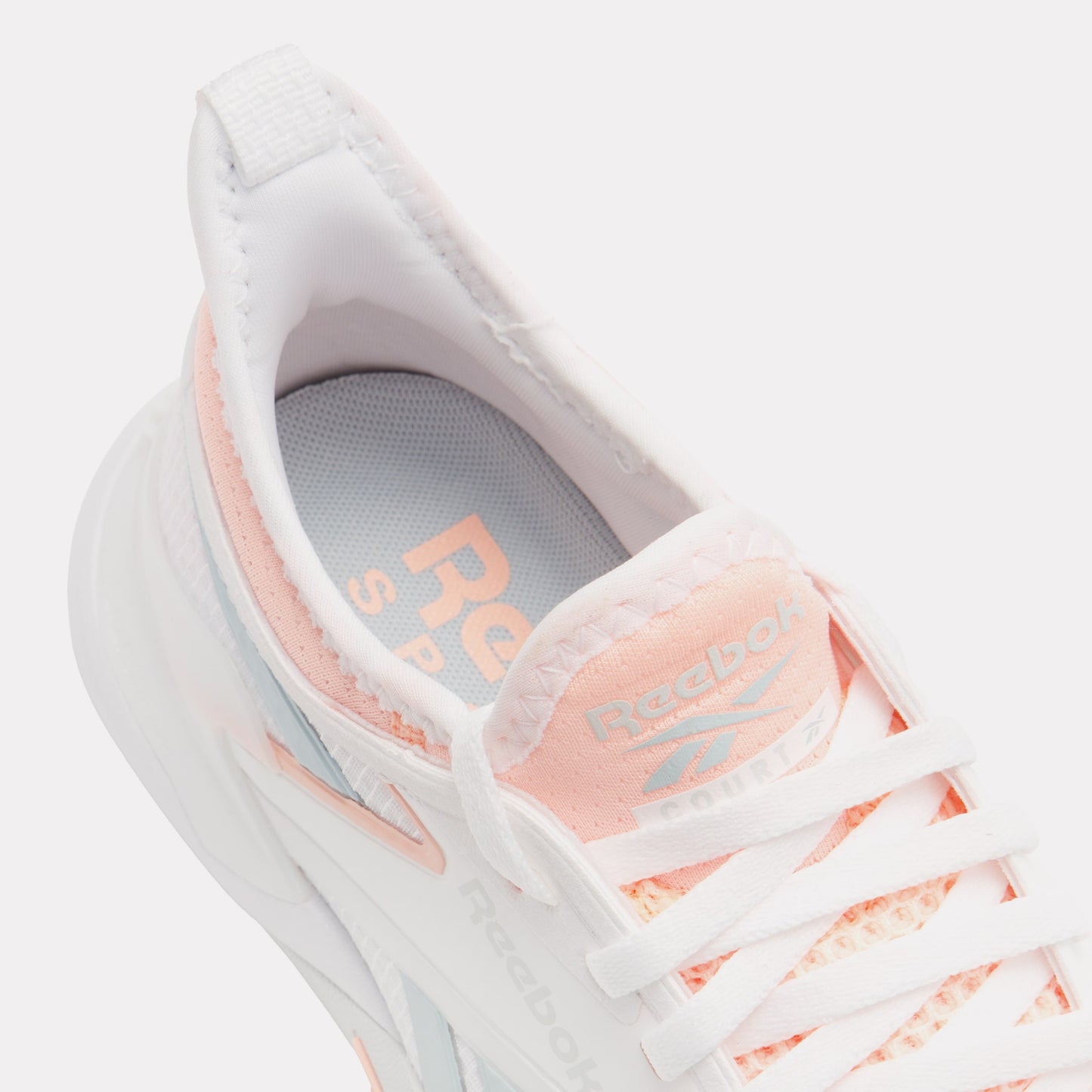 REEBOK FOOTWEAR WOMEN Nano Court Shoes FTWR WHITE/PEARL GREY/FUTURE P