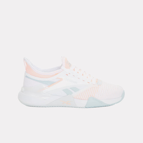 REEBOK FOOTWEAR WOMEN Nano Court Shoes FTWR WHITE/PEARL GREY/FUTURE P