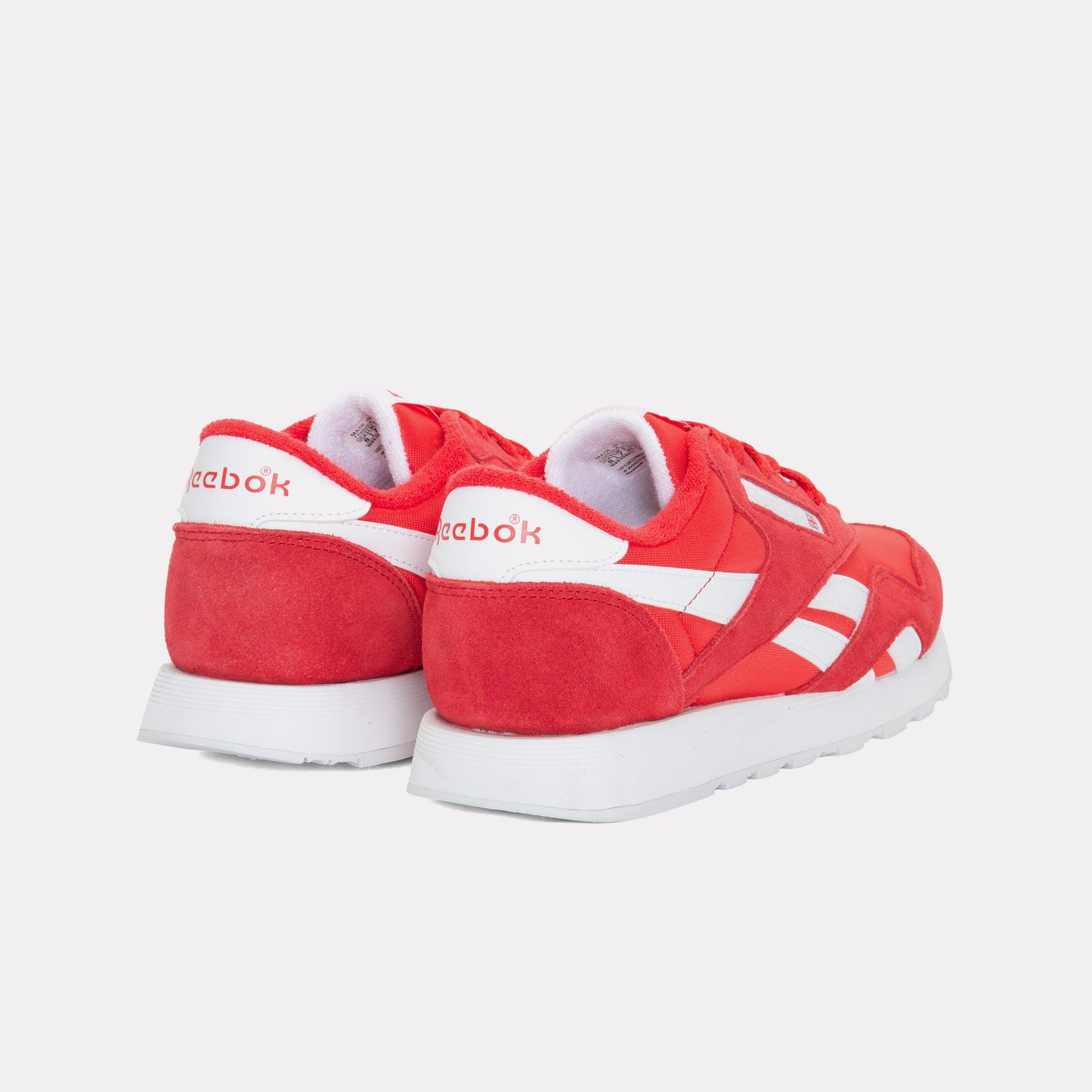 REEBOK FOOTWEAR UNISEX Classic Nylon Shoes SPORT RED/SPORT RED/FTWR WHITE
