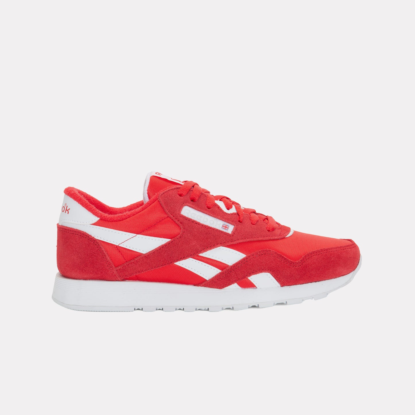 REEBOK FOOTWEAR UNISEX Classic Nylon Shoes SPORT RED/SPORT RED/FTWR WHITE