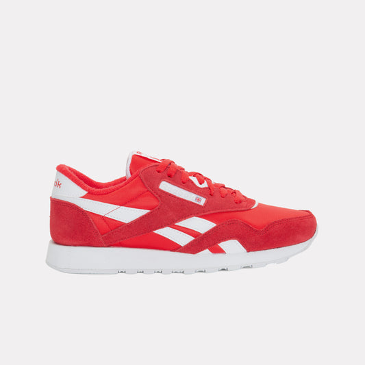 REEBOK FOOTWEAR UNISEX Classic Nylon Shoes SPORT RED/SPORT RED/FTWR WHITE