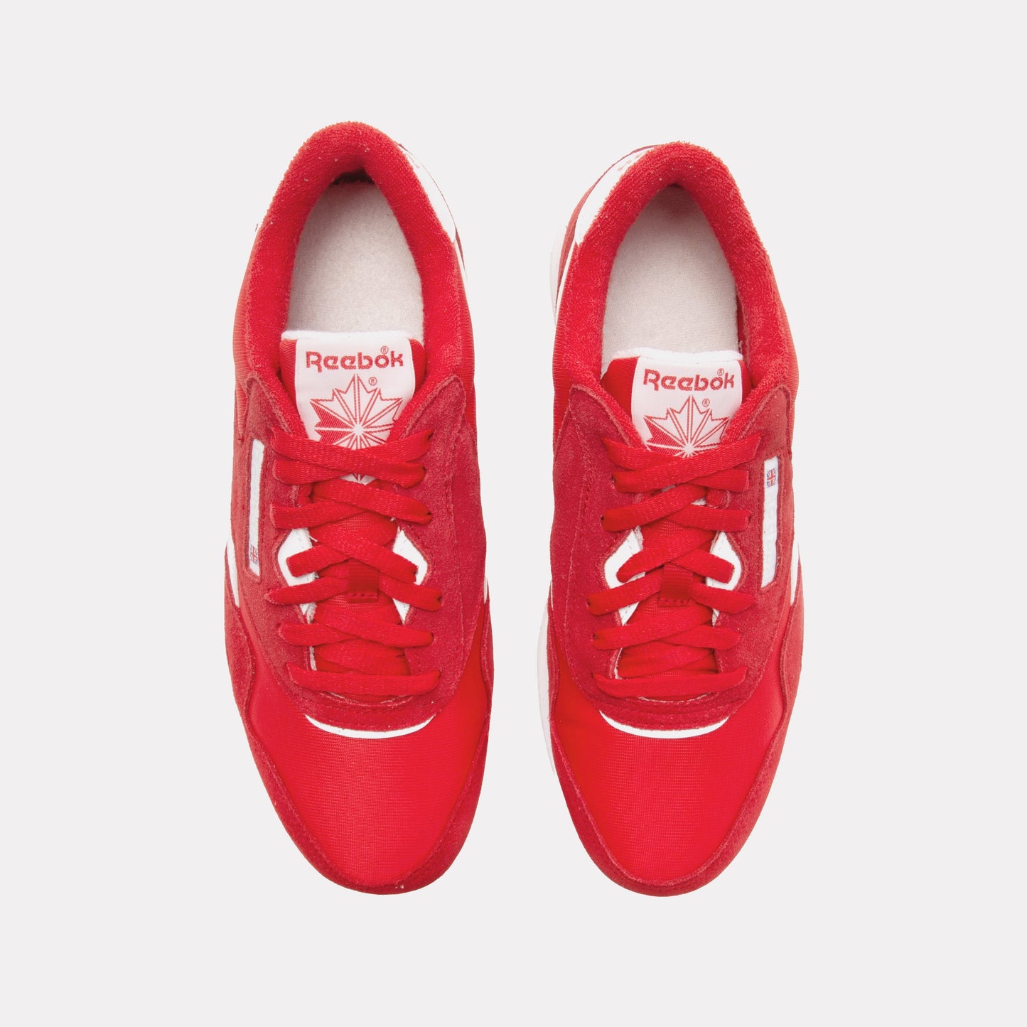 REEBOK FOOTWEAR UNISEX Classic Nylon Shoes SPORT RED/SPORT RED/FTWR WHITE