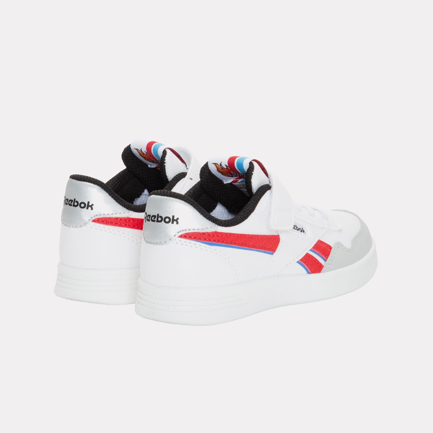 REEBOK FOOTWEAR KIDS Court Advance Shoes – Pre-School WHITE/VECTORRED/BLACK
