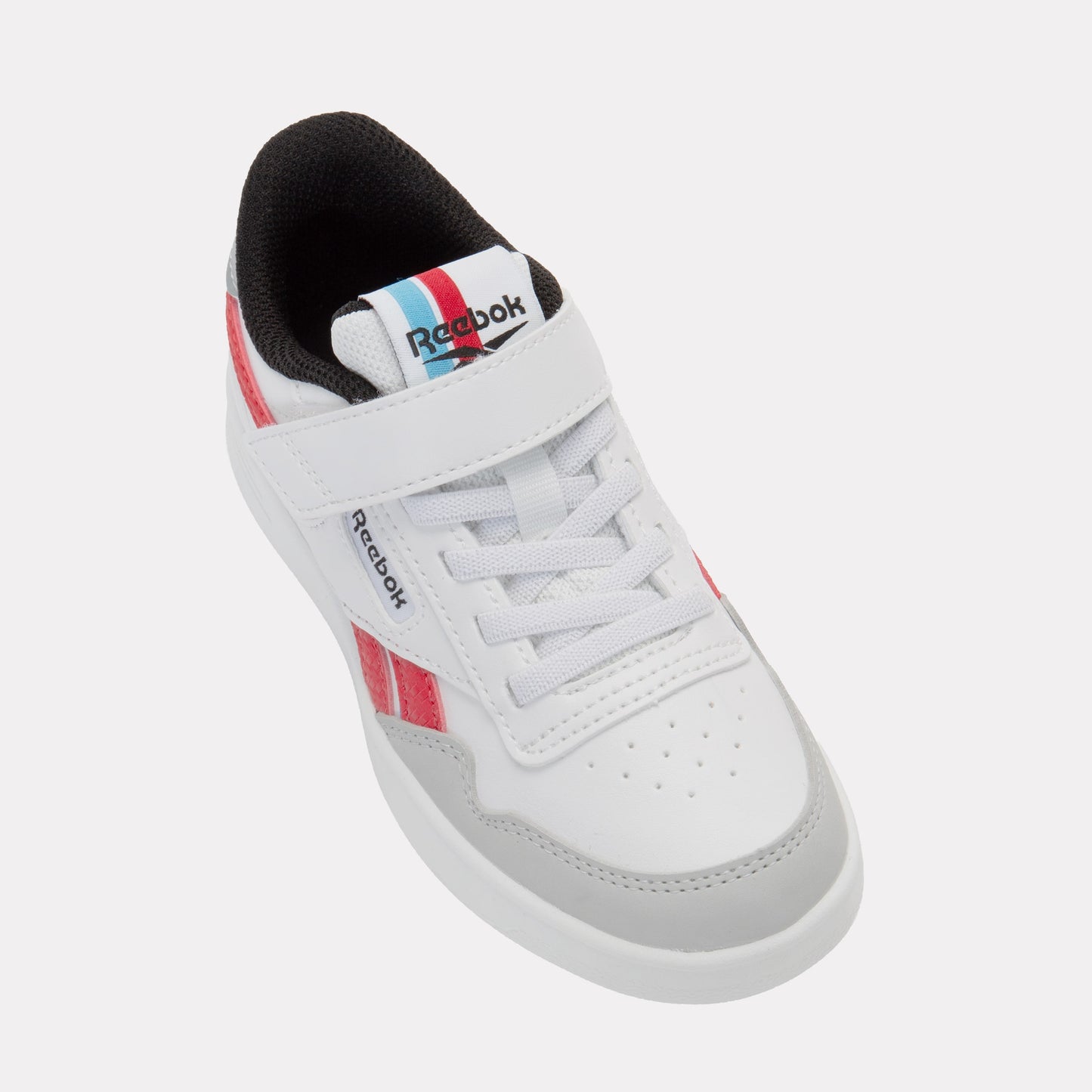 REEBOK FOOTWEAR KIDS Court Advance Shoes – Pre-School WHITE/VECTORRED/BLACK