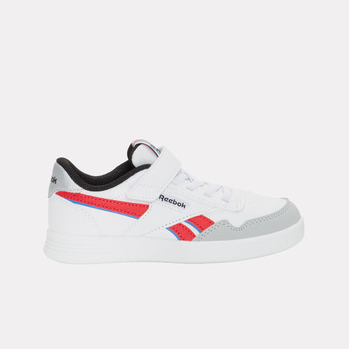 REEBOK FOOTWEAR KIDS Court Advance Shoes – Pre-School WHITE/VECTORRED/BLACK