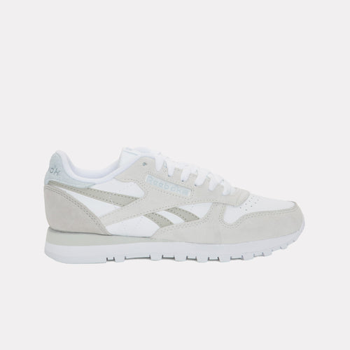 REEBOK FOOTWEAR WOMEN Classic Leather Shoes FTWRWHITE/SOFTGREY/ESCAPEGREY