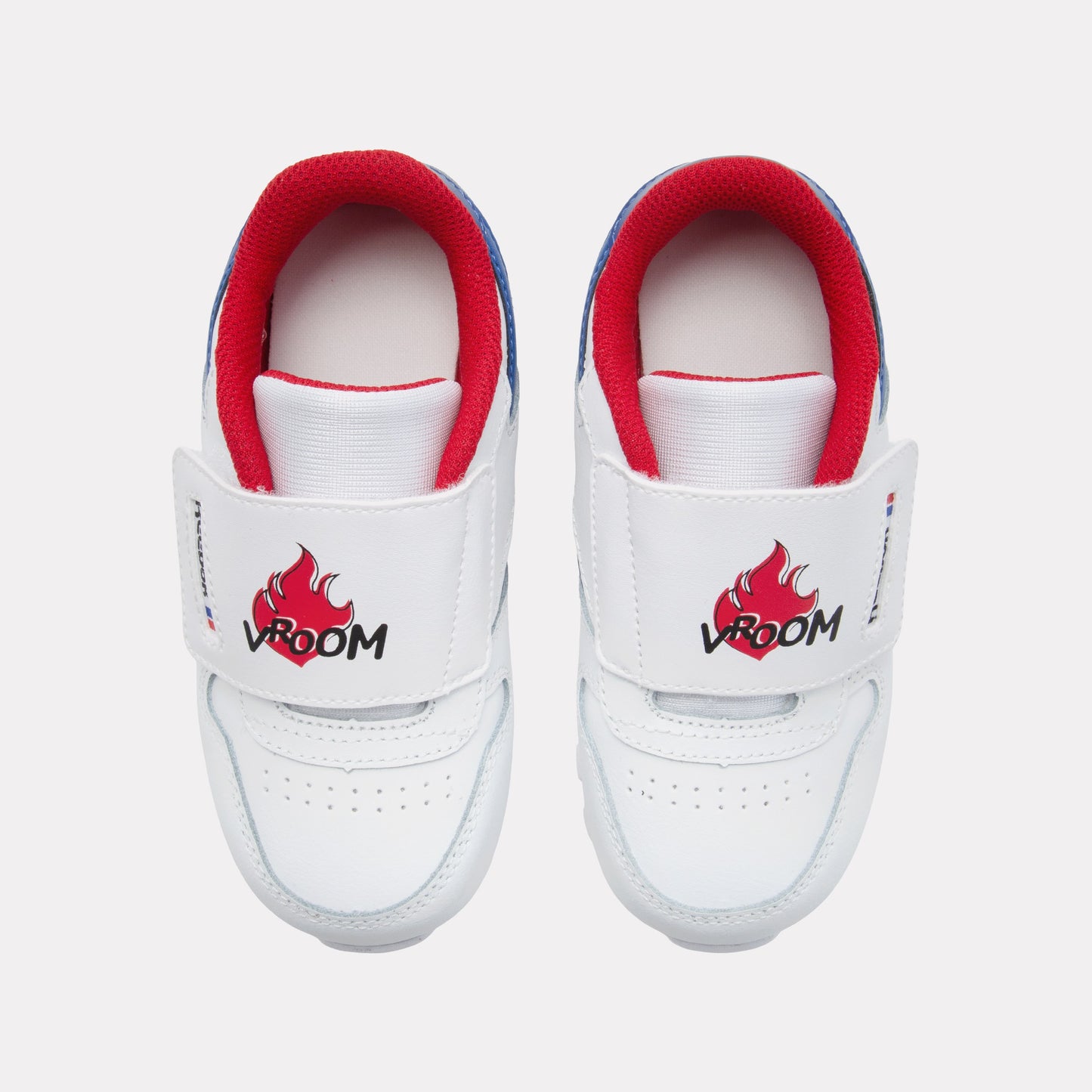 REEBOK FOOTWEAR KIDS Classic Leather Shoes – Baby & Toddler FTWRWHITE/VECTORBLUE/VECTORRED